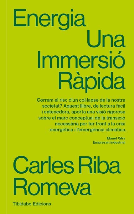 ENERGIA UNA IMMERSIO RAPIDA | 9788410013087 | RIBA, CARLES | Llibreria Drac - Llibreria d'Olot | Comprar llibres en català i castellà online