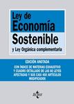 LEY DE ECONOMIA SOSTENIBLE | 9788430952793 | Llibreria Drac - Librería de Olot | Comprar libros en catalán y castellano online