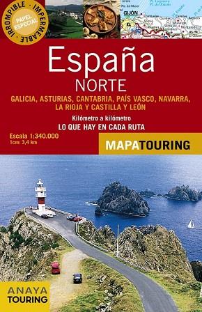 MAPA ESPAÑA NORTE 1:340.000  | 9788499356648 | VV.AA. | Llibreria Drac - Librería de Olot | Comprar libros en catalán y castellano online