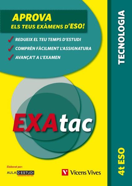 EXATAC TECNOLOGIA 4 ESO (CATALA) | 9788468213750 | AULA D'ESTUDI ASSESSORIA D'ESTUDI S.L. | Llibreria Drac - Librería de Olot | Comprar libros en catalán y castellano online