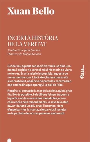 INCERTA HISTÒRIA DE LA VERITAT | 9788416738199 | BELLO, XUAN | Llibreria Drac - Librería de Olot | Comprar libros en catalán y castellano online