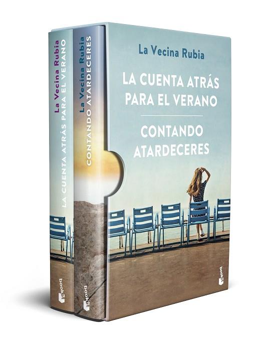 ESTUCHE LA VECINA RUBIA (LA CUENTA ATRÁS PARA EL VERANO + CONTANDO ATARDECERES) | 9788448040826 | LA VECINA RUBIA | Llibreria Drac - Librería de Olot | Comprar libros en catalán y castellano online