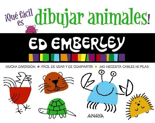 QUÉ FÁCIL ES DIBUJAR ANIMALES! | 9788469833841 | EMBERLEY, ED | Llibreria Drac - Llibreria d'Olot | Comprar llibres en català i castellà online