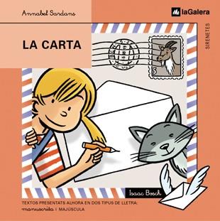 CARTA, LA | 9788424610432 | BOSCH, ISAAC; A. SARDANS | Llibreria Drac - Llibreria d'Olot | Comprar llibres en català i castellà online
