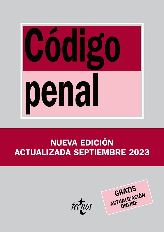 CÓDIGO PENAL | 9788430988419 | EDITORIAL TECNOS | Llibreria Drac - Librería de Olot | Comprar libros en catalán y castellano online