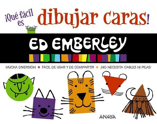 QUÉ FÁCIL ES DIBUJAR CARAS! | 9788469833834 | EMBERLEY, ED | Llibreria Drac - Llibreria d'Olot | Comprar llibres en català i castellà online