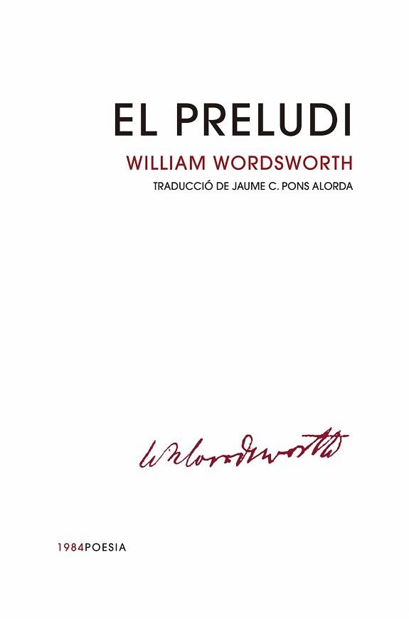 PRELUDI, EL | 9788416987665 | WORDSWORTH, WILLIAM | Llibreria Drac - Llibreria d'Olot | Comprar llibres en català i castellà online