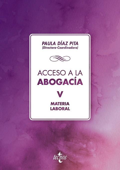 ACCESO A LA ABOGACÍA V (MATERIA LABORAL) | 9788430974351 | AA.DD. | Llibreria Drac - Llibreria d'Olot | Comprar llibres en català i castellà online