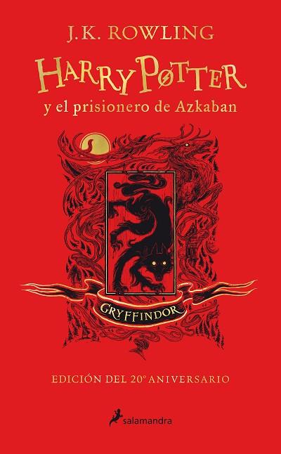 HARRY POTTER Y EL PRISIONERO DE AZKABAN (EDICIÓN GRYFFINDOR DEL 20º ANIVERSARIO) | 9788418174087 | ROWLING, J.K. | Llibreria Drac - Llibreria d'Olot | Comprar llibres en català i castellà online
