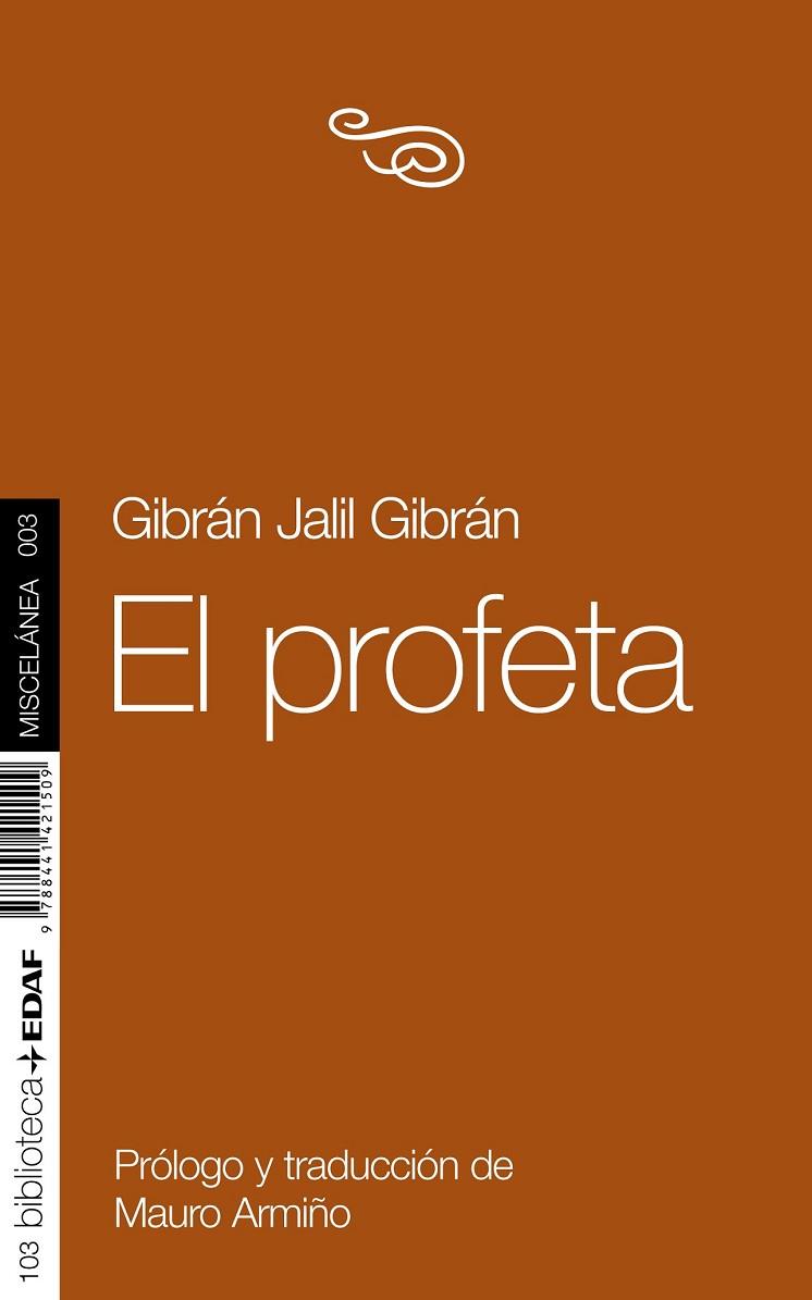PROFETA, EL | 9788441410367 | GIBRAN, JALIL GIBRAN | Llibreria Drac - Llibreria d'Olot | Comprar llibres en català i castellà online