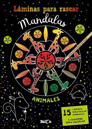 LÁMINAS PARA RASCAR MANDALAS - ANIMALES | 9789403213538 | AA.DD. | Llibreria Drac - Librería de Olot | Comprar libros en catalán y castellano online