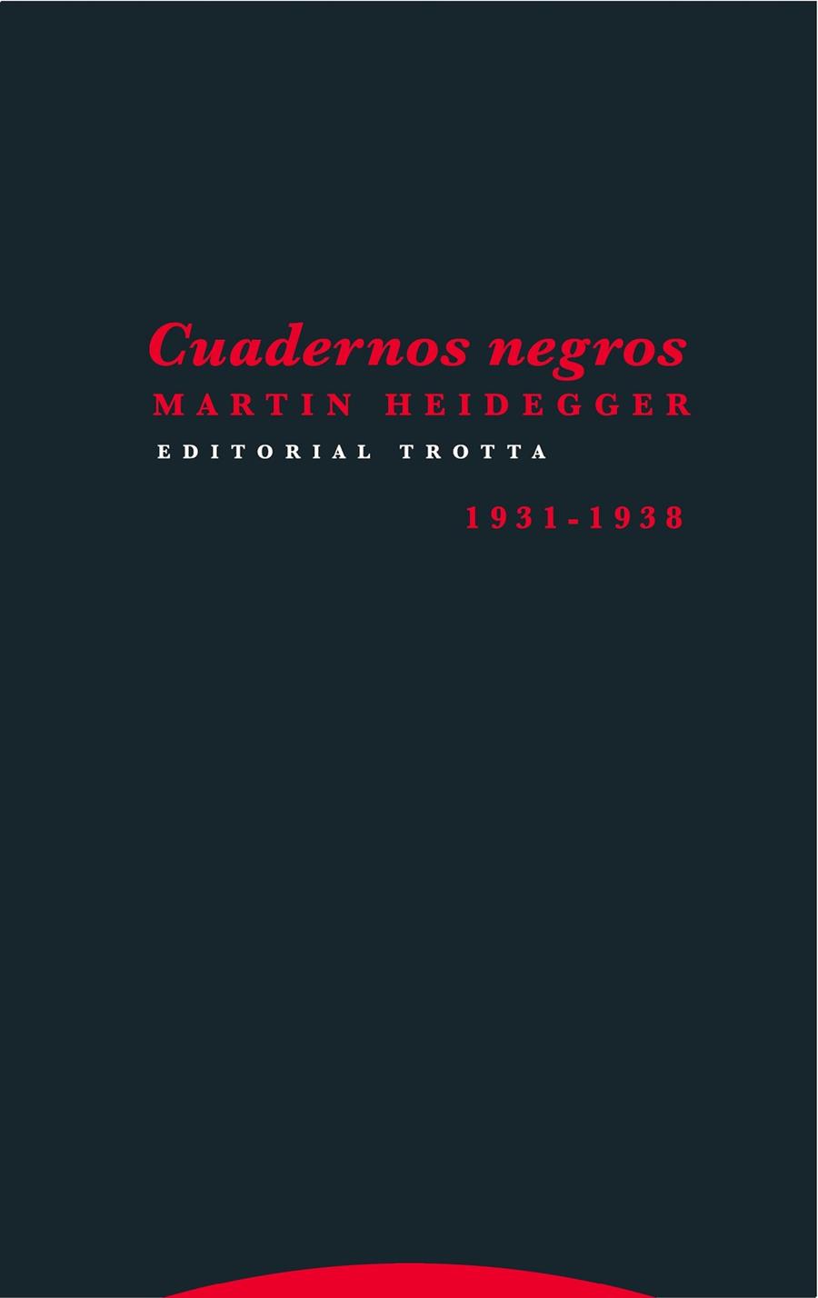 CUADERNOS NEGROS 1931-1938 | 9788498796032 | HEIDEGGER, MARTIN | Llibreria Drac - Llibreria d'Olot | Comprar llibres en català i castellà online
