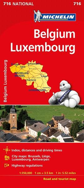 BELGIUM LUXEMBOURG MAPA NATIONAL 716 | 9782067170698 | AA.DD. | Llibreria Drac - Llibreria d'Olot | Comprar llibres en català i castellà online