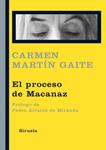 PROCESO DE MACANAZ, EL | 9788498415711 | MARTIN GAITE, CARMEN | Llibreria Drac - Llibreria d'Olot | Comprar llibres en català i castellà online