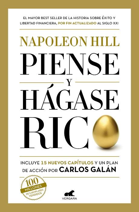 PIENSE Y HÁGASE RICO | 9788418620133 | HILL, NAPOLEON; GALÁN, CARLOS | Llibreria Drac - Llibreria d'Olot | Comprar llibres en català i castellà online
