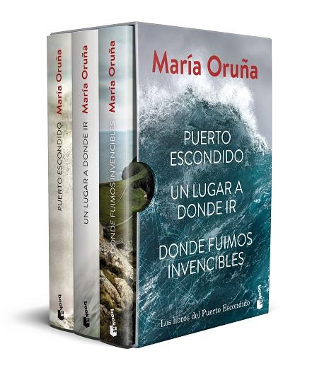 ESTUCHE MARÍA ORUÑA (UN PUERTO ESCONDIDO | UN LUGAR DONDE IR | DONDE FUIMOS INVENCIBLES) | 9788423363643 | ORUÑA, MARÍA | Llibreria Drac - Llibreria d'Olot | Comprar llibres en català i castellà online
