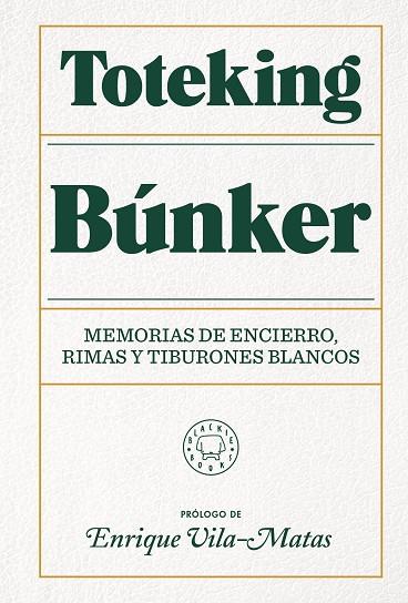 BÚNKER | 9788417552817 | TOTEKING | Llibreria Drac - Llibreria d'Olot | Comprar llibres en català i castellà online