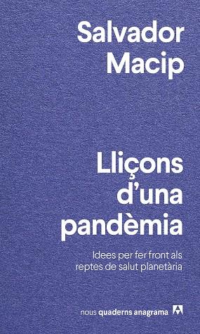 LLIÇONS D'UNA PANDÈMIA | 9788433916501 | MACIP, SALVADOR | Llibreria Drac - Llibreria d'Olot | Comprar llibres en català i castellà online