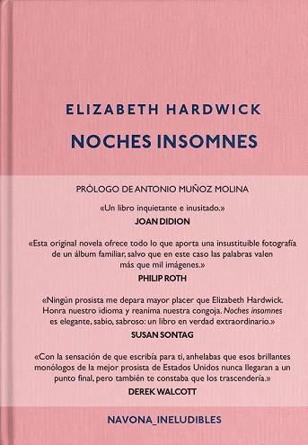 NOCHES INSOMNES | 9788417181284 | HARDWICK, ELIZABETH | Llibreria Drac - Llibreria d'Olot | Comprar llibres en català i castellà online