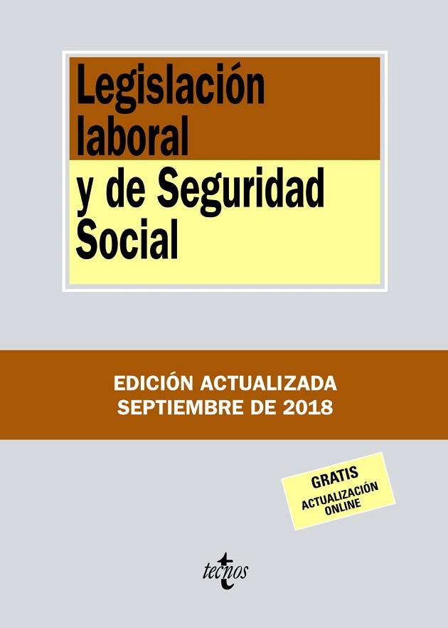 LEGISLACIÓN LABORAL Y DE | 9788430975099 | EDITORIAL TECNOS | Llibreria Drac - Llibreria d'Olot | Comprar llibres en català i castellà online