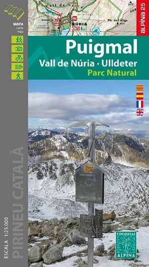 PUIGMAL VALL DE NURIA ULLDETER (CARPETA 1 MAPA 1:25000) | 9788480908467 | AA.DD. | Llibreria Drac - Llibreria d'Olot | Comprar llibres en català i castellà online
