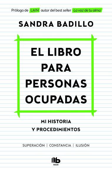 LIBRO PARA PERSONAS OCUPADAS, EL | 9788413142494 | BADILLO, SANDRA | Llibreria Drac - Llibreria d'Olot | Comprar llibres en català i castellà online