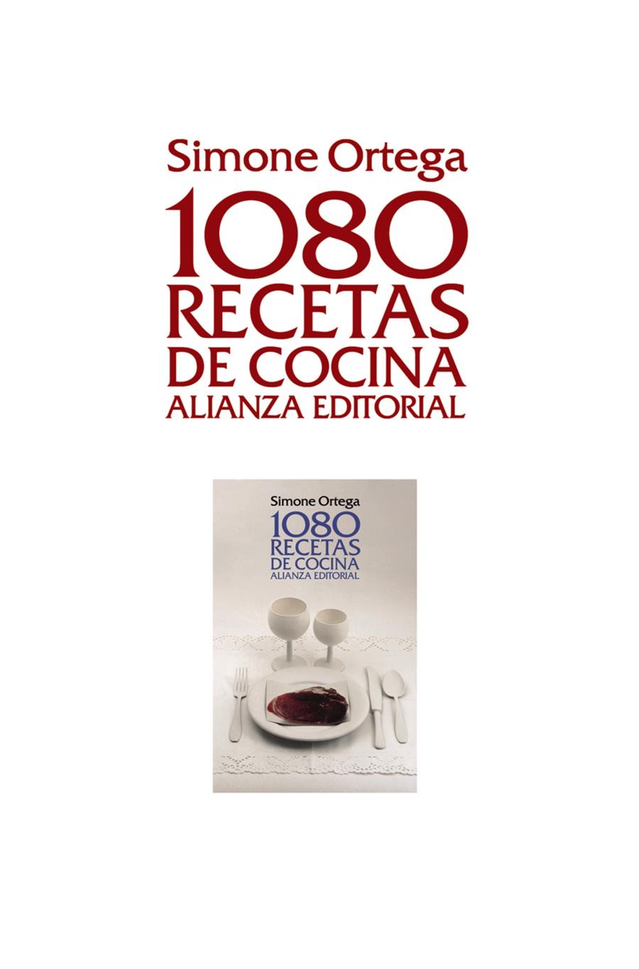 1080 RECETAS DE COCINA | 9788420678696 | ORTEGA, SIMONE | Llibreria Drac - Llibreria d'Olot | Comprar llibres en català i castellà online