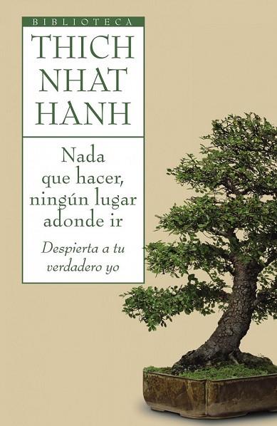 NADA QUE HACER NINGUN LUGAR ADONDE IR | 9788497544696 | NHAT HANH, THICH | Llibreria Drac - Llibreria d'Olot | Comprar llibres en català i castellà online
