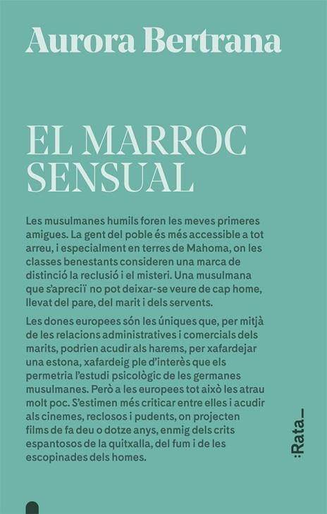 MARROC SENSUAL, EL | 9788416738601 | BERTRANA, AURORA | Llibreria Drac - Llibreria d'Olot | Comprar llibres en català i castellà online