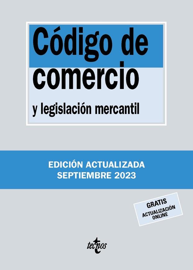 CÓDIGO DE COMERCIO | 9788430988310 | EDITORIAL TECNOS | Llibreria Drac - Llibreria d'Olot | Comprar llibres en català i castellà online