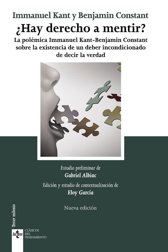 HAY DERECHO A MENTIR? | 9788430982073 | KANT, IMMANUEL; CONSTANT, BENJAMIN | Llibreria Drac - Llibreria d'Olot | Comprar llibres en català i castellà online