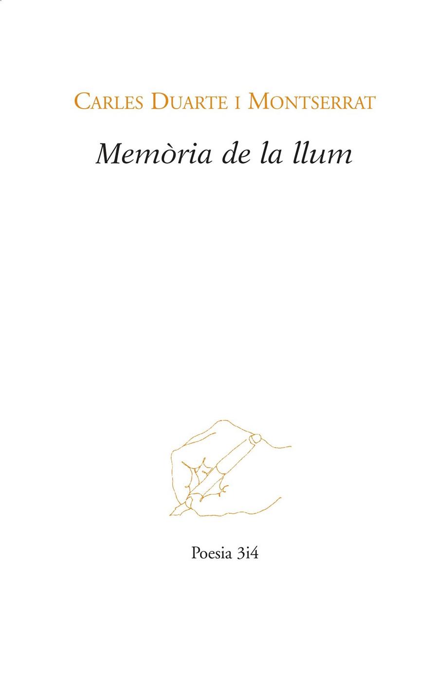 MEMÒRIA DE LA LLUM | 9788416789030 | DUARTE, CARLES | Llibreria Drac - Llibreria d'Olot | Comprar llibres en català i castellà online