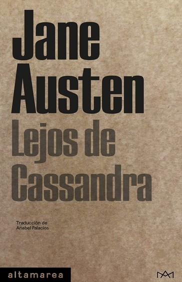 LEJOS DE CASSANDRA | 9788418481031 | AUSTEN, JANE | Llibreria Drac - Llibreria d'Olot | Comprar llibres en català i castellà online