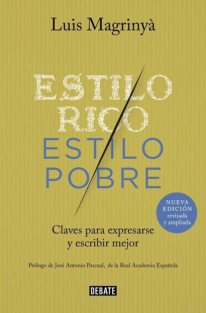 ESTILO RICO, ESTILO POBRE | 9788418619540 | MAGRINYÀ, LUIS | Llibreria Drac - Llibreria d'Olot | Comprar llibres en català i castellà online