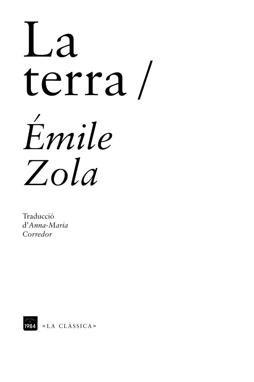 TERRA, LA | 9788492440764 | ZOLA, EMILE | Llibreria Drac - Librería de Olot | Comprar libros en catalán y castellano online