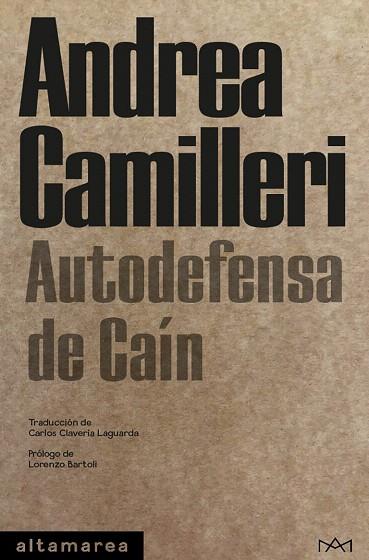 AUTODEFENSA DE CAÍN | 9788418481130 | CAMILLERI, ANDREA | Llibreria Drac - Llibreria d'Olot | Comprar llibres en català i castellà online
