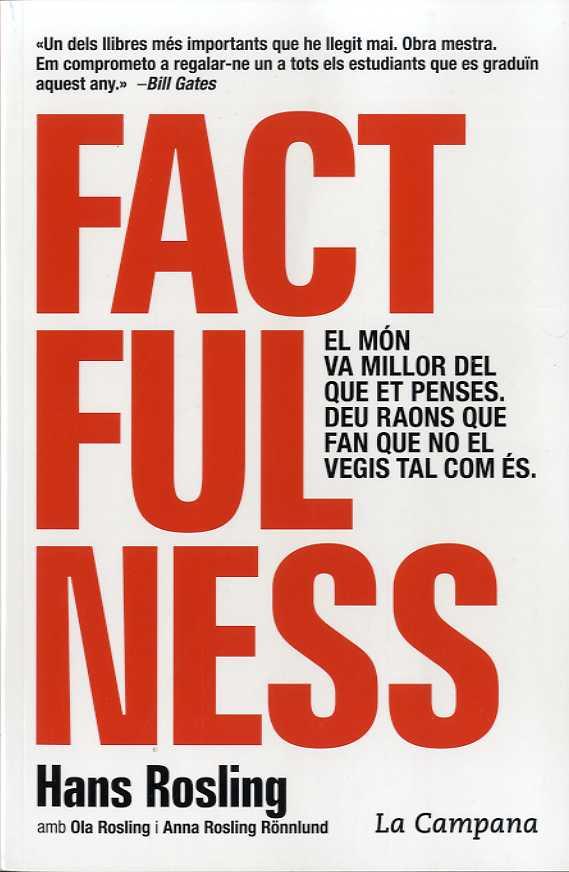 FACTFULNESS | 9788416863488 | ROSLING, HANS | Llibreria Drac - Librería de Olot | Comprar libros en catalán y castellano online