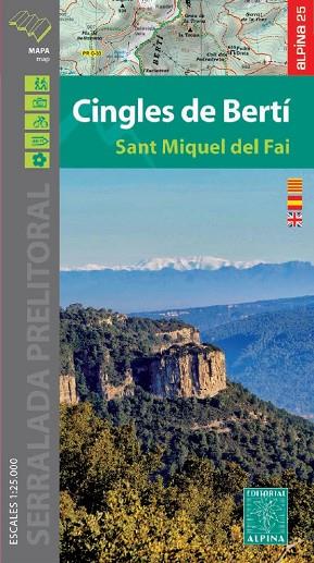 CINGLES DE BERTÍ - SANT MIQUEL DEL FAI (CARPETA 1 MAPA 1:25,000) | 9788480908450 | AA.DD. | Llibreria Drac - Llibreria d'Olot | Comprar llibres en català i castellà online