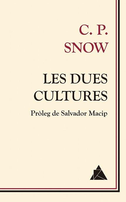 DUES CULTURES, LES | 9788416222568 | SNOW, C. P. | Llibreria Drac - Llibreria d'Olot | Comprar llibres en català i castellà online