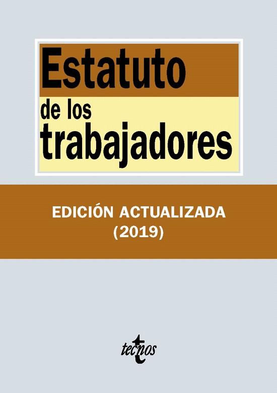 ESTATUTO DE LOS TRABAJADORES | 9788430977147 | Llibreria Drac - Librería de Olot | Comprar libros en catalán y castellano online