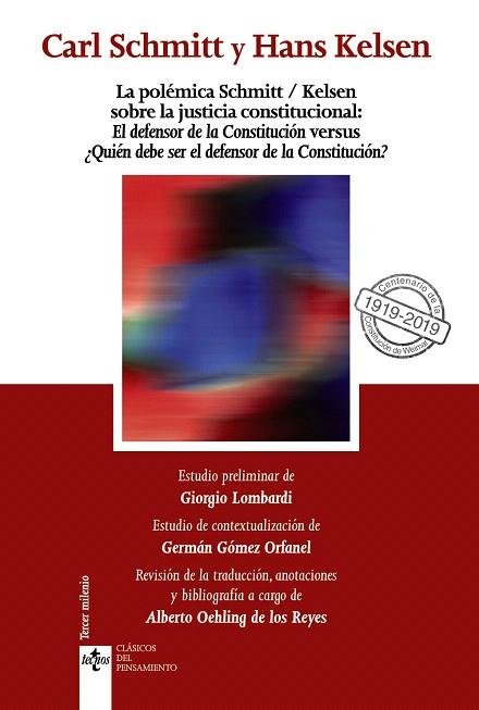 POLEMICA SCHMITT, LA | KELSEN SOBRE LA JUSTICIA CONSTITUCIONAL | 9788430976973 | SCHMITT, CARL; KELSEN, HANS | Llibreria Drac - Llibreria d'Olot | Comprar llibres en català i castellà online