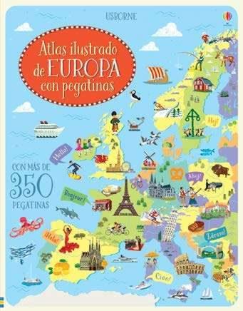 ATLES IL·LUSTRAT D'EUROPA AMB ADHESIUS | 9781474955515 | Llibreria Drac - Llibreria d'Olot | Comprar llibres en català i castellà online