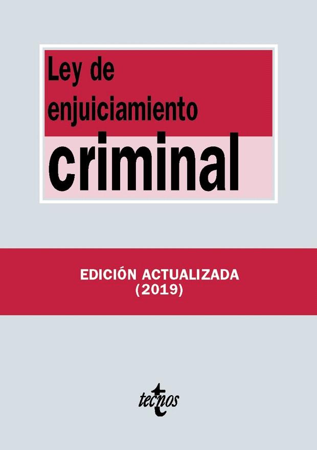 LEY DE ENJUICIAMIENTO CRIMINAL | 9788430977192 | Llibreria Drac - Llibreria d'Olot | Comprar llibres en català i castellà online