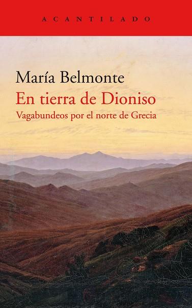 EN TIERRA DE DIONISO | 9788418370212 | BELMONTE, MARÍA | Llibreria Drac - Llibreria d'Olot | Comprar llibres en català i castellà online