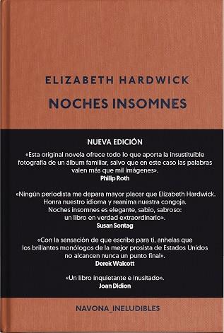NOCHES INSOMNES (NE) | 9788417978525 | HARDWICK, ELIZABETH | Llibreria Drac - Llibreria d'Olot | Comprar llibres en català i castellà online
