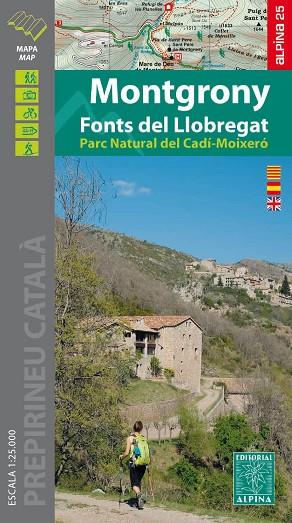 MONTGRONY - FONTS DEL LLOBREGAT (MAPA 1:25.000 + CARPETA DESPLEGABLE) | 9788480908566 | AA.DD. | Llibreria Drac - Librería de Olot | Comprar libros en catalán y castellano online