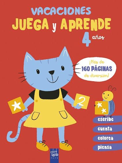 VACACIONES. JUEGA Y APRENDE. 4 AÑOS | 9788408206064 | YOYO | Llibreria Drac - Llibreria d'Olot | Comprar llibres en català i castellà online