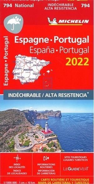 MAPA NATIONAL ESPAÑA, PORTUGAL 2022 - ALTA RESISTENCIA | 9782067255012 | AA.VV. | Llibreria Drac - Llibreria d'Olot | Comprar llibres en català i castellà online