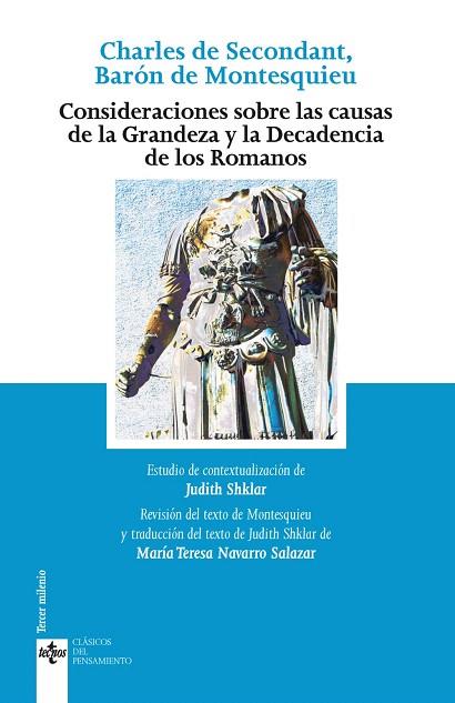 CONSIDERACIONES SOBRE LAS CAUSAS DE LA GRANDEZA Y DECADENCIA DE LOS ROMANOS | 9788430976799 | MONTESQUIEU | Llibreria Drac - Llibreria d'Olot | Comprar llibres en català i castellà online