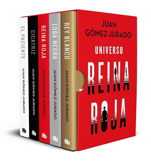 UNIVERSO REINA ROJA (ESTUCHE CON: CON: REINA ROJA | LOBA NEGRA | REY BLANCO | CICATRIZ | EL PACIENTE) | 9788413145044 | GÓMEZ-JURADO, JUAN | Llibreria Drac - Llibreria d'Olot | Comprar llibres en català i castellà online